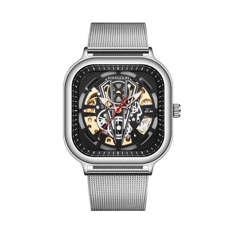 Kenvi Co Men's Skeleton Automatic Watch