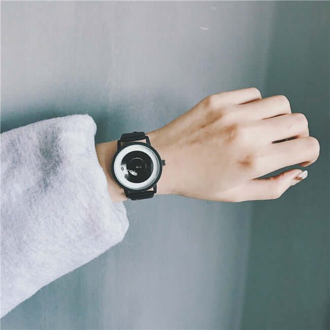 Kenvi Co handsless watches, Kenvi Co men’s watch, Kenvi Co women’s watch, Kenvi Co minimalist timepiece, Kenvi Co modern watch design