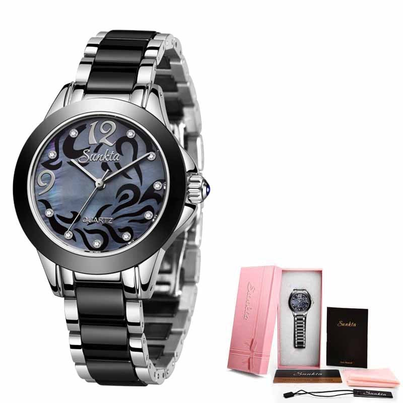 Kenvi Co Ceramic Ladies Watches Exquisite Luxury