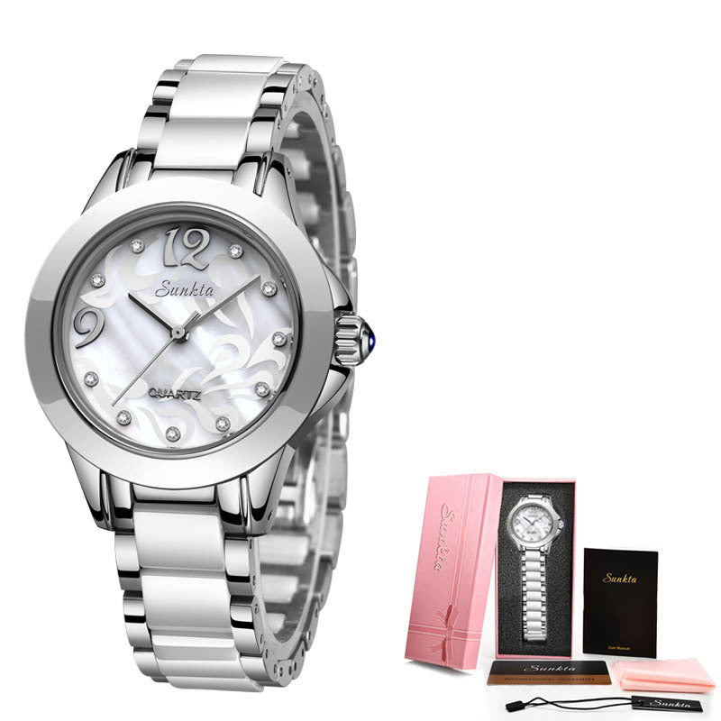 Kenvi Co Ceramic Ladies Watches Exquisite Luxury