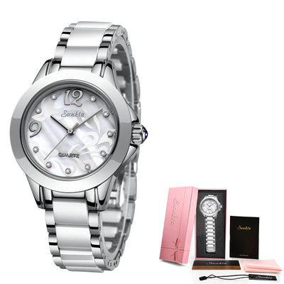 Kenvi Co Ceramic Ladies Watches Exquisite Luxury