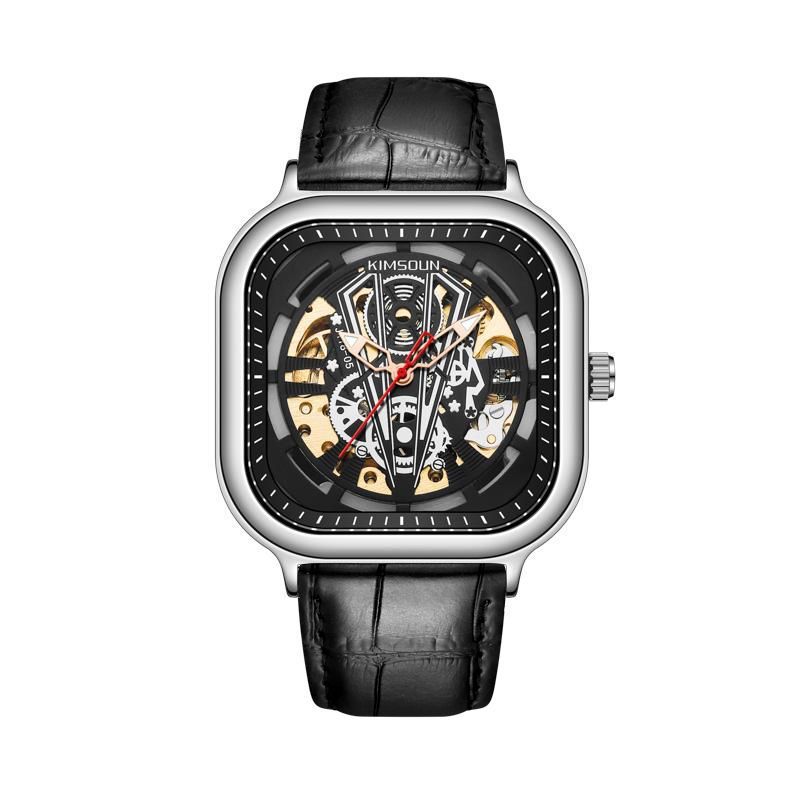 Kenvi Co Men's Skeleton Automatic Watch