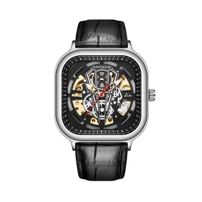 Kenvi Co Men's Skeleton Automatic Watch