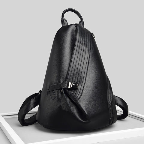 Fashion Soft Leather Women's Backpack