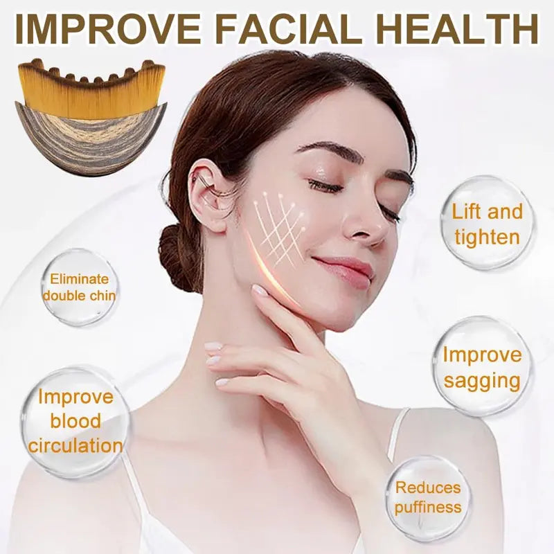 Premium Facial Sculpting & Lymphatic Drainage Brush