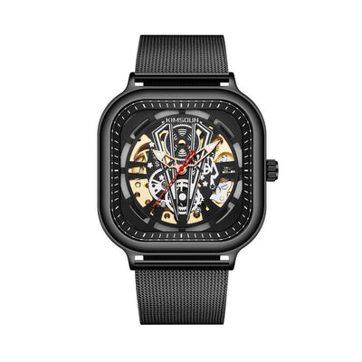 Kenvi Co Men's Skeleton Automatic Watch