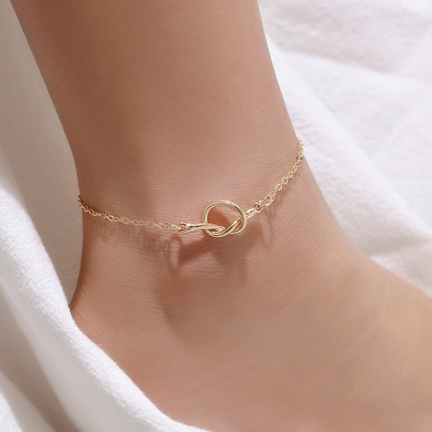 Fashion Trend Geometric Couple Anklet