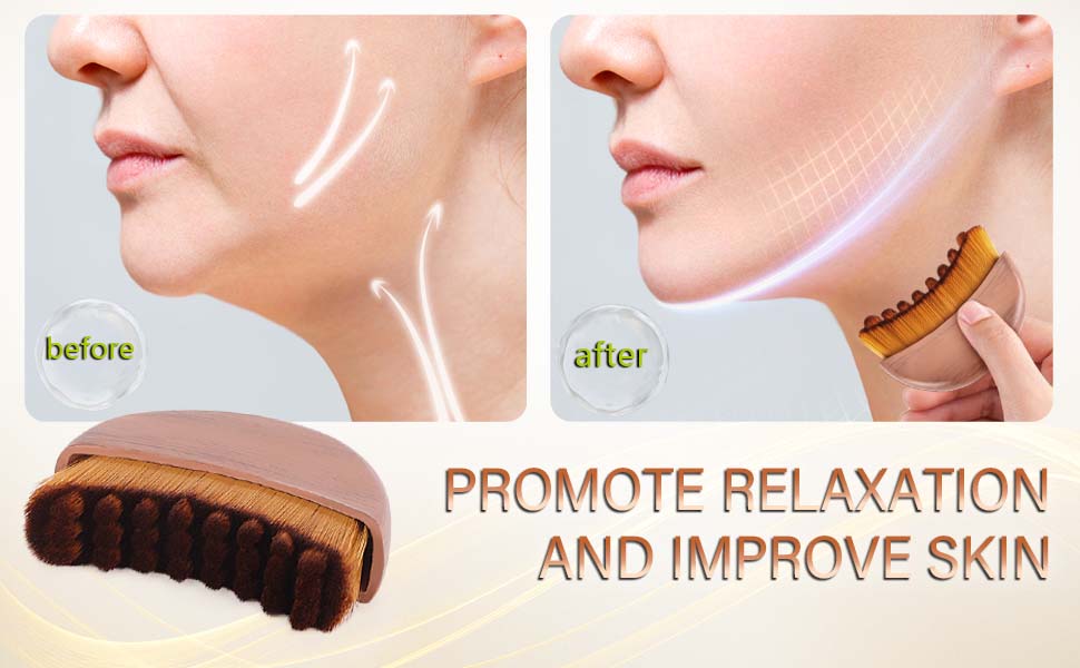Premium Facial Sculpting & Lymphatic Drainage Brush