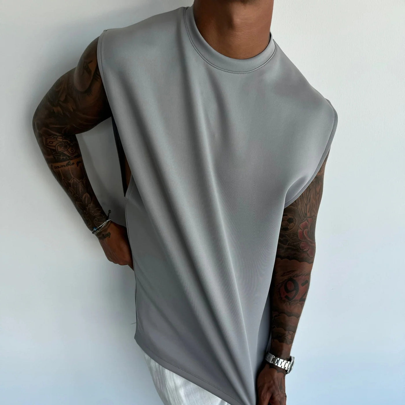 Kenvi Co Summer New Men’s Trousers Vest Suit